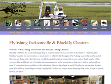 Tablet Screenshot of flyfishingjacksonville.com